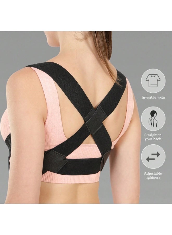 JINGBA SUPPORT Posture Corrector for Men & Women, Adjustable Back and Shoulder Brace, Spine Support, Breathable & Invisible Design, Model (JB-2016) - Image 2